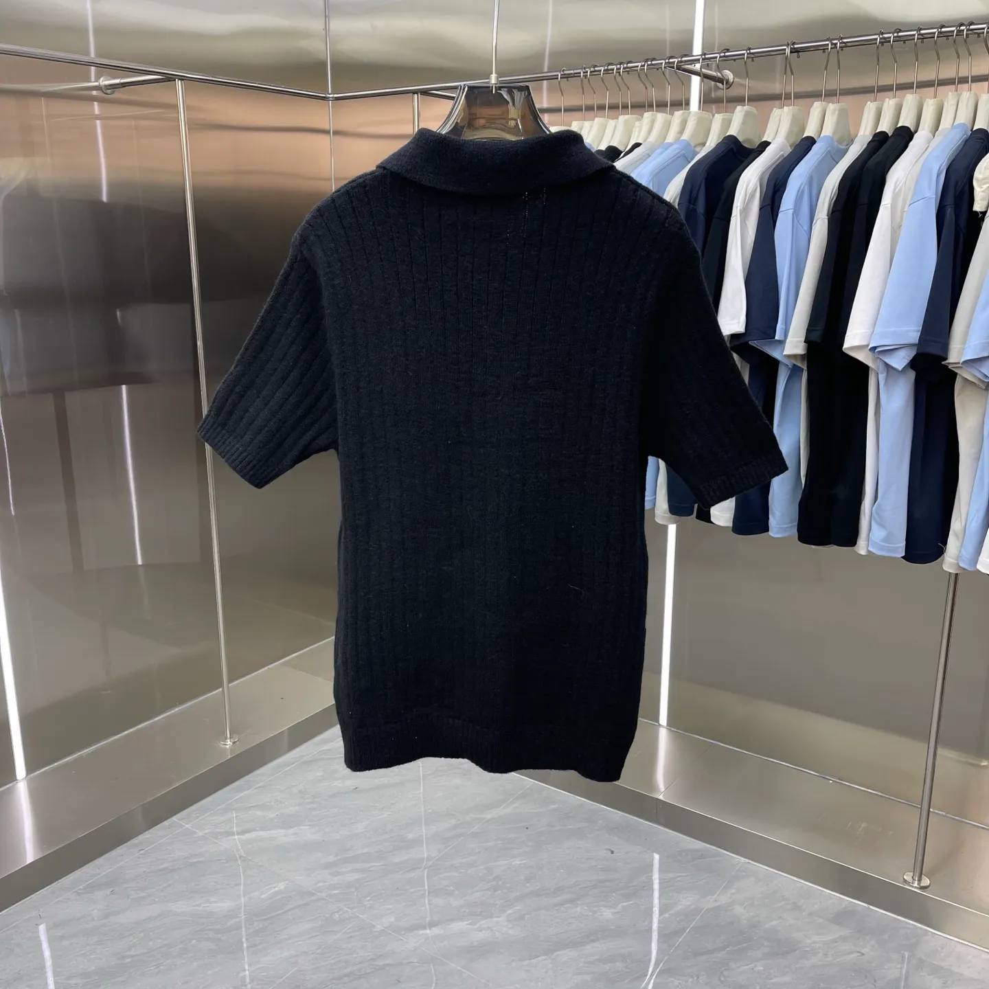CASABLANCA Casablanca sweater suit Original development, comfortable upper body, imported equipment, original high-density embroidered seal, two-color splicing, hand-sewn cuffs + hem, OEM by domestic first-line brand Factory, impeccable workmanship Sizes: S M L XL